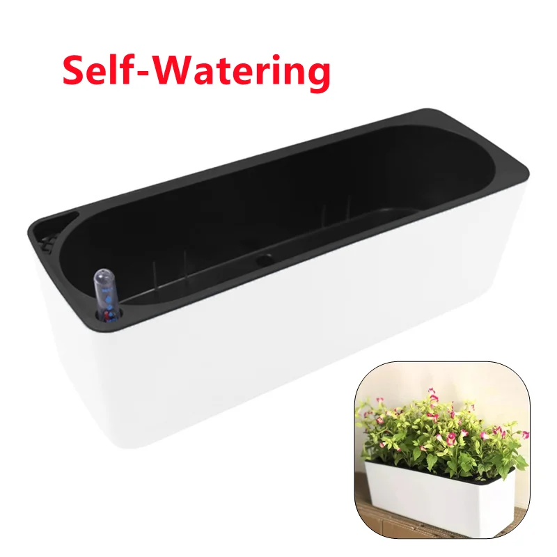 Dikdörtgen Tembel Saksı Saksı  - Automatic Plant Waterer incelemesi ve fiyatı