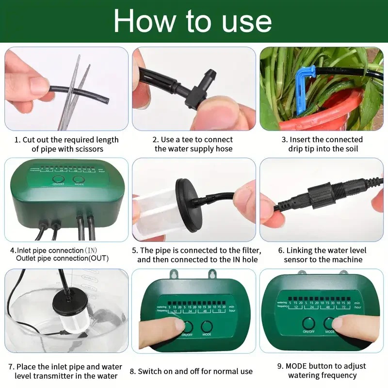 Güneş Akıllı Sulama Kiti 6V 2W - Automatic Plant Waterer incelemesi ve fiyatı