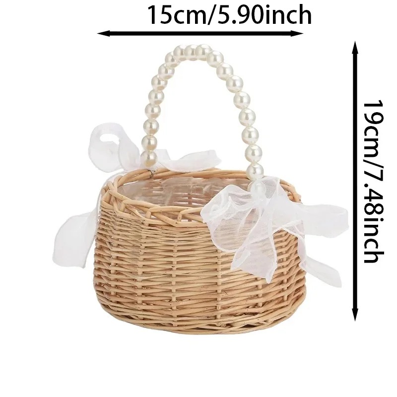 İnci Saplı Rattan Düğün Çiçek  - Gardening Tools Girls incelemesi ve fiyatı